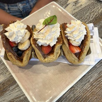 Yaz's Table - Mini Pancake Tacos - Breakfast & Brunch Near Me - Abington, Massachusetts Yaz's Table - Mini Pancake Tacos - Breakfast & Brunch Near Me - Abington, Massachusetts