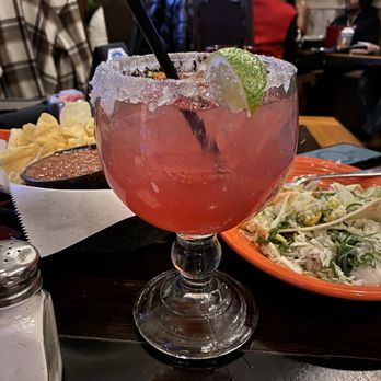Rosalita's Cantina - Strawberry margarita on the rocks - Mexican Near Me - Des Peres, Missouri Rosalita's Cantina - Strawberry margarita on the rocks - Mexican Near Me - Des Peres, Missouri