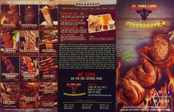 Menu photo 7 El Toro Loco Steakhouse Miami, FL Menu photo 7 El Toro Loco Steakhouse Miami, FL