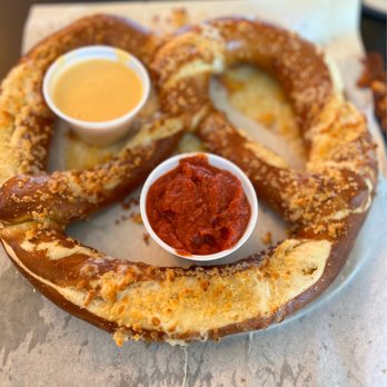 Textile Brewing Company - Garlic Parmesan Pretzel - Brewpubs Near Me - Dyersville, Iowa Textile Brewing Company - Garlic Parmesan Pretzel - Brewpubs Near Me - Dyersville, Iowa