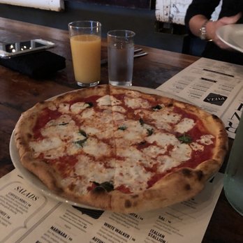 Porta - Carbonara pizza with extra egg! - Pizza Near Me - Asbury Park, New Jersey Porta - Carbonara pizza with extra egg! - Pizza Near Me - Asbury Park, New Jersey