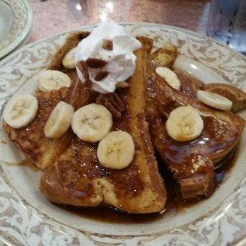 Another Broken Egg Cafe - Bananas Foster French Toast - Breakfast & Brunch Near Me - The Colony, Texas