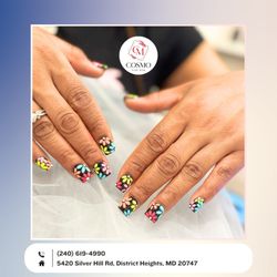 Cosmo Nail Bar - Love at first sight with beautiful nails!
Stunning designs that fit any occasion.
Call now to book your nail session!