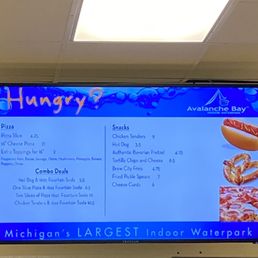 Snack bar prices. Snack bar prices.