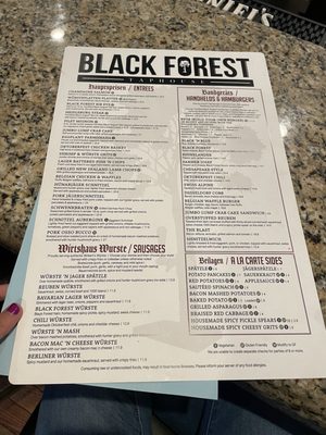 Menu photo 5 Black Forest Tap House Fallston, MD