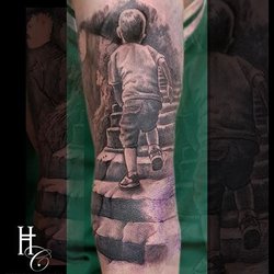 The Human Canvas Tattoo & Art Studio - Custom design piece.