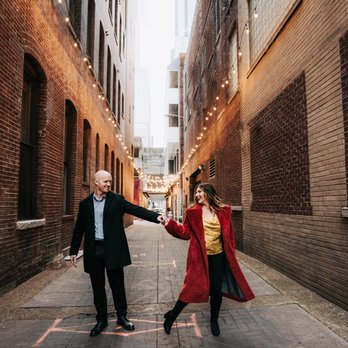 Ninety Six Oak - Bride and Groom getting engagement photos in Nashville - Event Photography Near Me