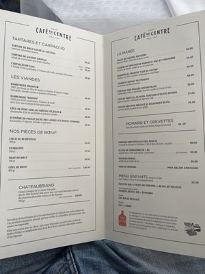Menu photo 1 Café du Centre Geneva, GE