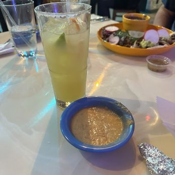 I Taquero Mucho - My yummy margarita and warm bean dip - Mexican Near Me - Roswell, Georgia