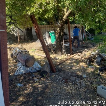 Contreras Landscaping - The start of repairing a fence for a client .Day 1 - Tree Services Near Me Contreras Landscaping - The start of repairing a fence for a client .Day 1 - Tree Services Near Me