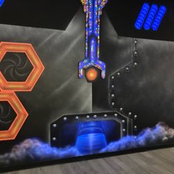 Galaxy Strikes Bowling Center - Mini-golf Rockets firing