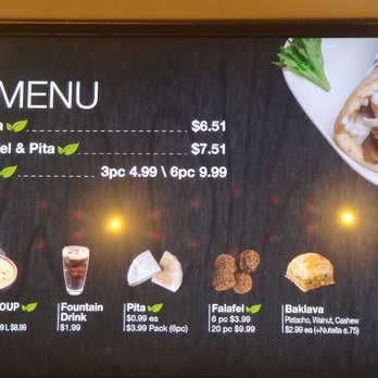 Yafa Hummus - Menu as of December 2019 - Mediterranean Near Me - Tracy, California Yafa Hummus - Menu as of December 2019 - Mediterranean Near Me - Tracy, California