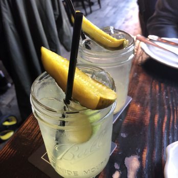 Jacob's Pickles - Spicy Brine Margarita - Comfort Food Near Me - New York, New York Jacob's Pickles - Spicy Brine Margarita - Comfort Food Near Me - New York, New York