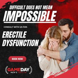 Gameday Men's Health Alpharetta, GA - Erectile Dysfunction