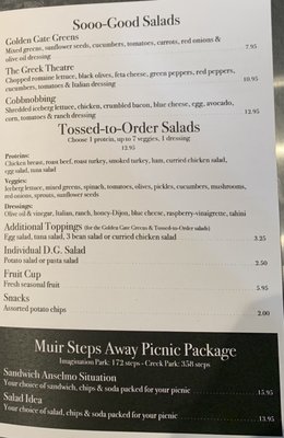 Menu photo 1 D.G. Cafe San Anselmo, CA Menu photo 1 D.G. Cafe San Anselmo, CA
