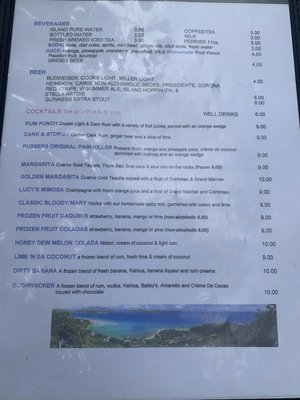 Menu photo 4 Miss Lucy's Restaurant St. John, VI