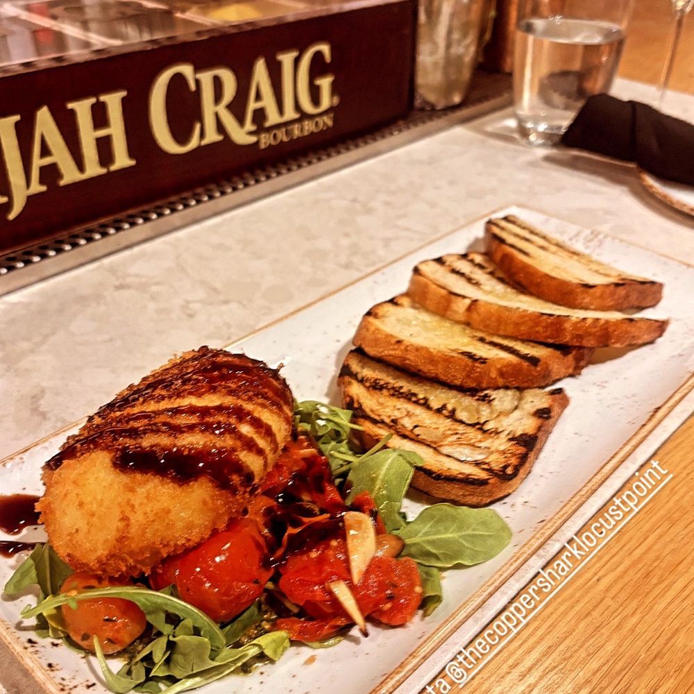 The Copper Shark - Fried burrata - Cocktail Bars Near Me - Baltimore, Maryland