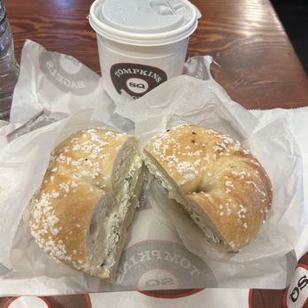Tompkins Square Bagels - Salt with Scallion Bacon CC - Bagels Near Me - New York, New York Tompkins Square Bagels - Salt with Scallion Bacon CC - Bagels Near Me - New York, New York