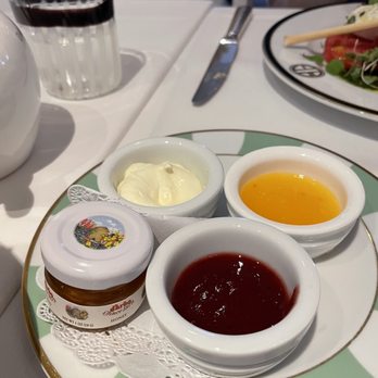 BG Restaurant - Jam and honey for tea - New American Near Me - New York, New York BG Restaurant - Jam and honey for tea - New American Near Me - New York, New York