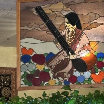 Simi's India Cuisine - Visual feature on the wall! - Indian Near Me - San Antonio, Texas