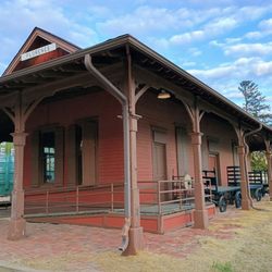 Historic Florence Depot - Front side of the historic depot.