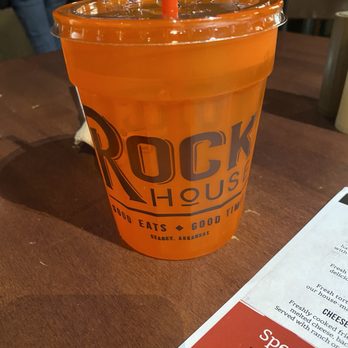 Rock House - Cups you can take with you - New American Near Me - Searcy, Arkansas