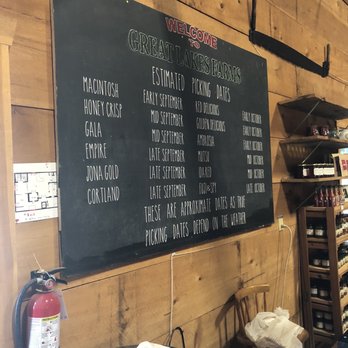 Great Lakes Farms - a menu on the wall - Fruits & Veggies Near Me - Port Stanley, Ontario Great Lakes Farms - a menu on the wall - Fruits & Veggies Near Me - Port Stanley, Ontario