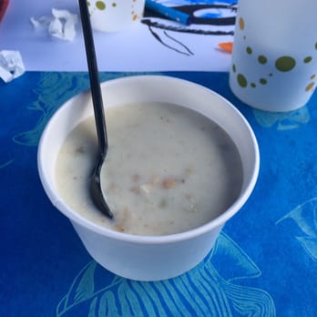 Harbor Fish Cafe - New England clam chowder - delicious. - Seafood Near Me - Carlsbad, California