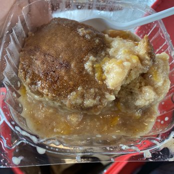 Dooky Chase's Restaurant - Peach cobbler - Cajun/Creole Near Me - New Orleans, Louisiana Dooky Chase's Restaurant - Peach cobbler - Cajun/Creole Near Me - New Orleans, Louisiana