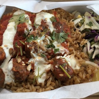 Leon - Moroccan meatball lunch - Mediterranean Near Me - Middlesex, XGL Leon - Moroccan meatball lunch - Mediterranean Near Me - Middlesex, XGL