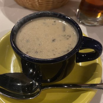 Brentwood Grille - The best mushroom soup. It's the recipe from Golden Mushroom. - Seafood Near Me - Novi, Michigan