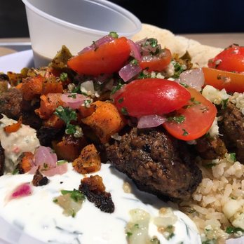 CAVA - Meatball falafel roasted veggie grains bowl - Mediterranean Near Me - Paramus, New Jersey