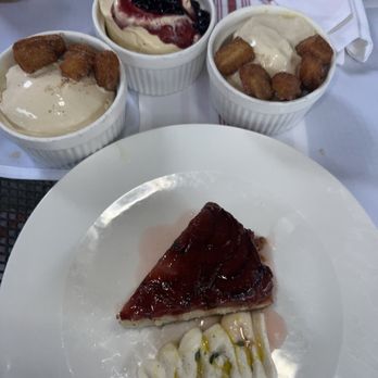 Fiorella - Plum Upside Down Cake : bourbon, whipped ricotta - Pasta Shops Near Me - Philadelphia, Pennsylvania Fiorella - Plum Upside Down Cake : bourbon, whipped ricotta - Pasta Shops Near Me - Philadelphia, Pennsylvania