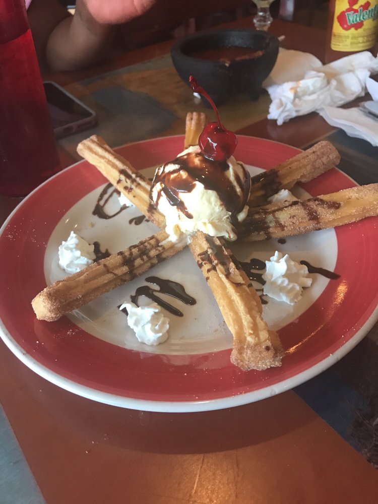 Order CHURROS W/ ICE CREAM food online from Taqueria Los Hermanos store, Tucker on bringmethat.com