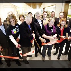 Metropolitan Community College - City in library officials cut the ribbon for the new Blair Public Library & Technology Center Grand opening on April 1, 2017.