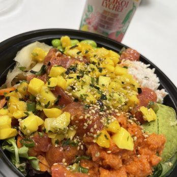 Oke Poke - Medium Bowl - 3 Scoops - Poke Near Me - Walnut Creek, California Oke Poke - Medium Bowl - 3 Scoops - Poke Near Me - Walnut Creek, California