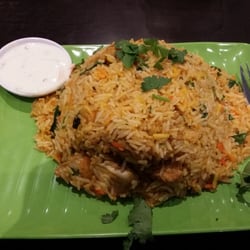 Rich Mahal - Hyderabad Chicken Biryani rice
