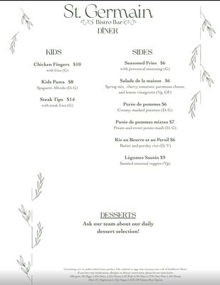 Menu photo 8 St. Germain Bistro & Cafe San Juan, PR