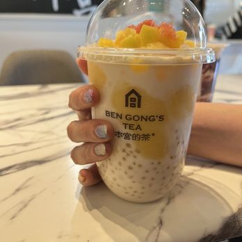 BenGong's Tea - Arcadia - Mango Pomelo Sago - Bubble Tea Near Me - Arcadia, California BenGong's Tea - Arcadia - Mango Pomelo Sago - Bubble Tea Near Me - Arcadia, California