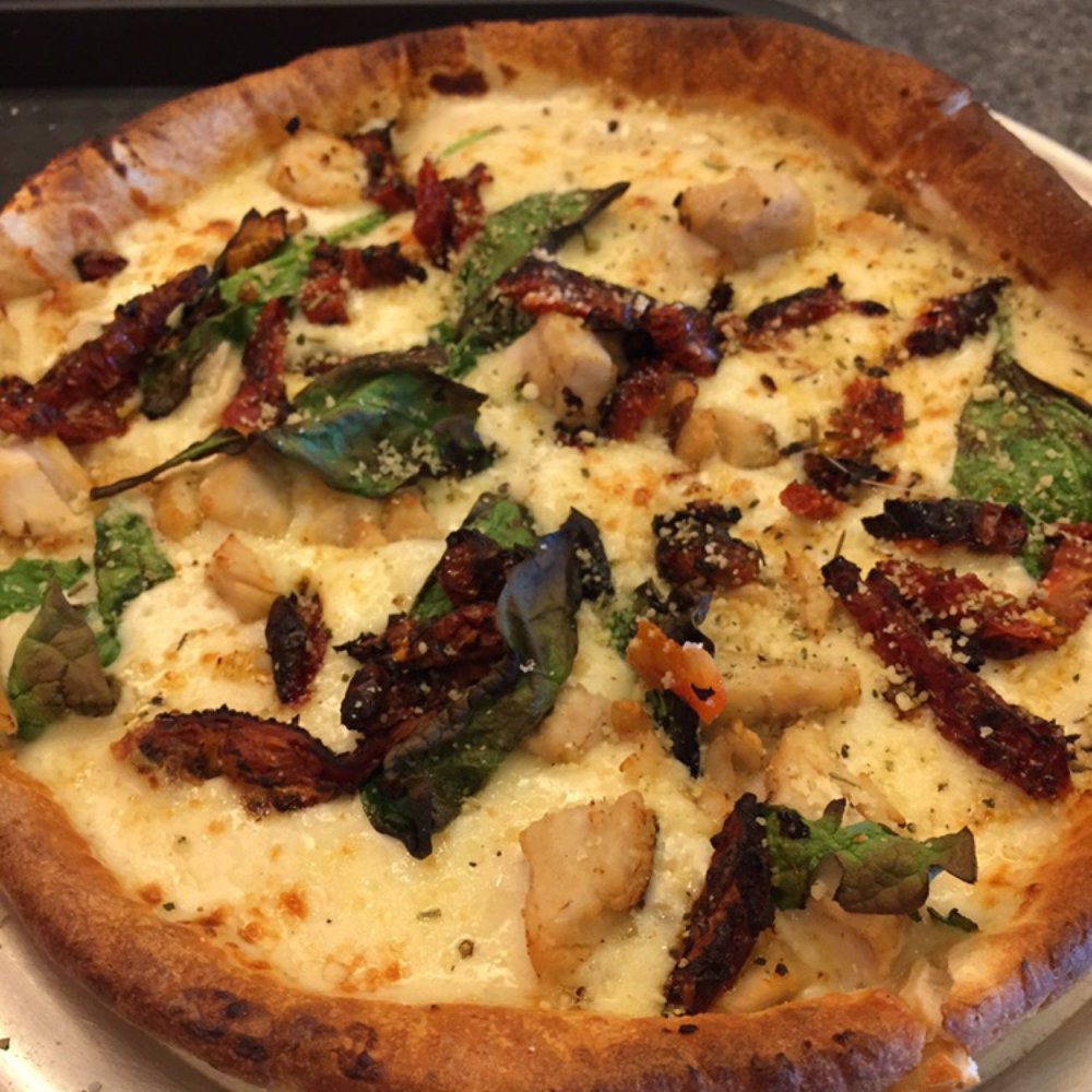 Pie Five Pizza - Tuscan chicken - Pizza Near Me - Fort Worth, Texas Pie Five Pizza - Tuscan chicken - Pizza Near Me - Fort Worth, Texas