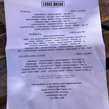 Lodge Bread - Bakeries Near Me - Los Angeles, California