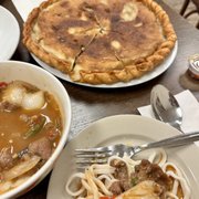 Photo of Khorasan Mediterranean Cuisine - San Diego, CA, United States. Goosh naan & house laghman