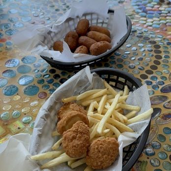 El Cap Restaurant - Mini corn dogs, chicken nuggets, and french fries. - Burgers Near Me - St. Petersburg, Florida