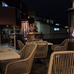 Outside seating Outside seating