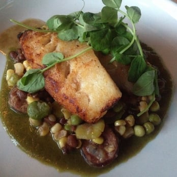 The Revelry - Fish and andouille. - New American Near Me - Rochester, New York