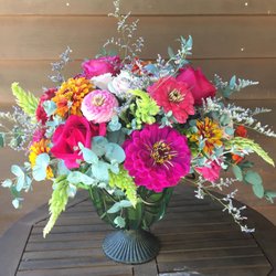 Summer blooms vase