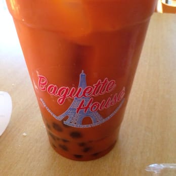 Baguette House - Thai Tea w/tapioca - Vietnamese Near Me - Austin, Texas Baguette House - Thai Tea w/tapioca - Vietnamese Near Me - Austin, Texas
