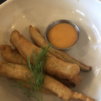 Jacob's Pickles - Fried pickles and spicy mayo - Comfort Food Near Me - New York, New York Jacob's Pickles - Fried pickles and spicy mayo - Comfort Food Near Me - New York, New York