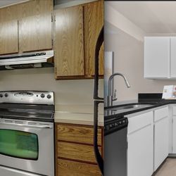 Builders Interiors - Old countertops replace with granite.