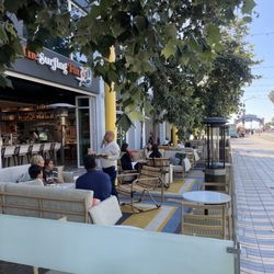 Santa Monica Parking Structure - The Surfing Fox Restaurant nearby